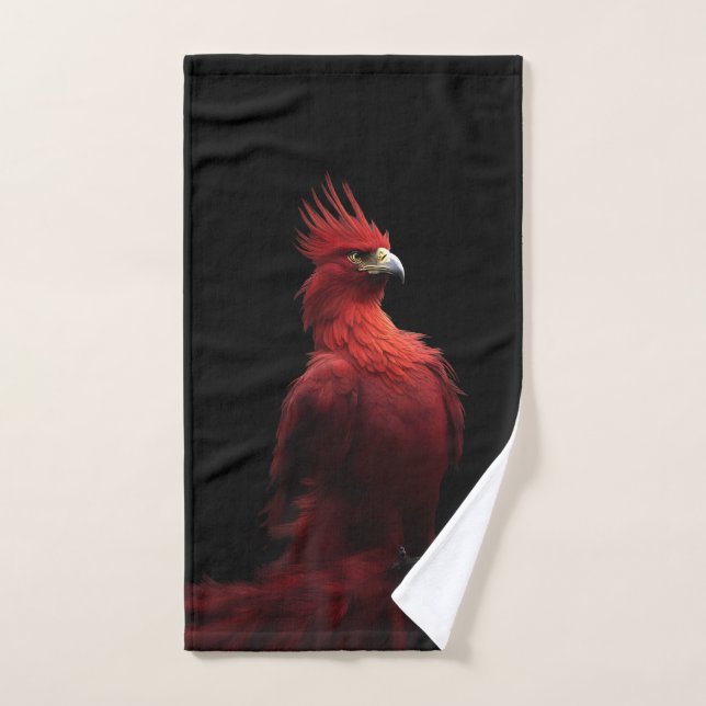 Conjunto De Toalhas Scarlet Phoenix Senta-Se Orgulhosamente (Toalha de mão)