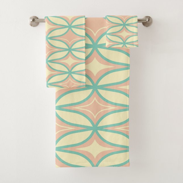 Conjunto De Toalhas  Seamless geometric pattern in diamond shapes  (Insitu)