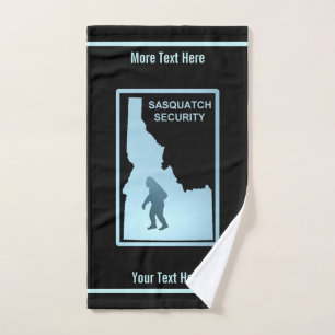 Conjunto De Toalhas Segurança Sasquatch - Idaho