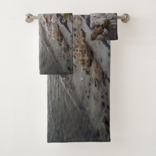 Conjunto De Toalhas Seixos Na Praia