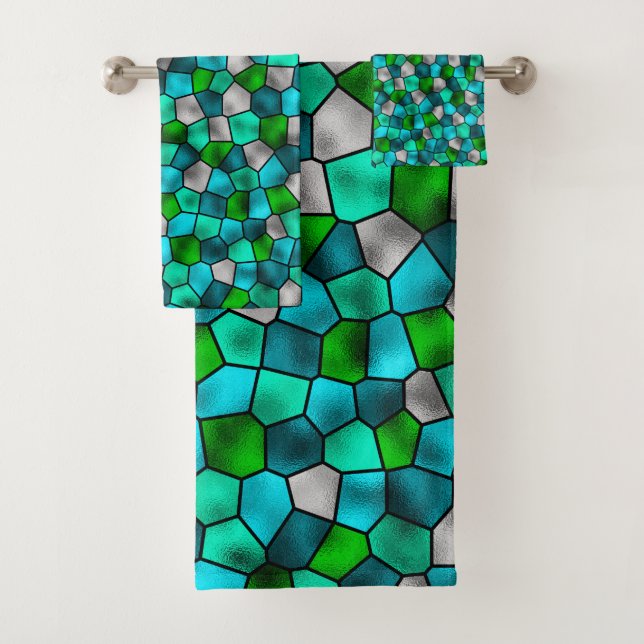 Conjunto De Toalhas Seixos Oceânicos  (Insitu)