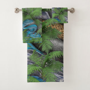 Conjunto De Toalhas Selva Africana alegre