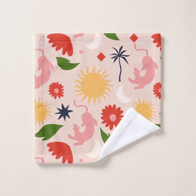 Conjunto De Toalhas Selva Celestial (Pano de lavar)