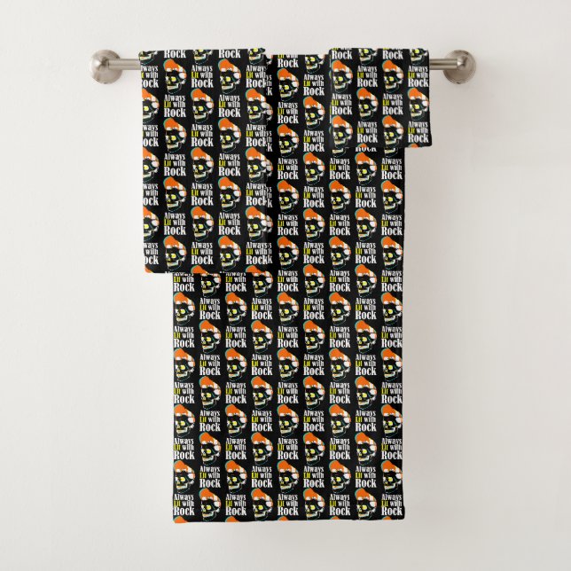 Conjunto De Toalhas Sempre aceso com rock (Insitu)
