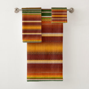 Conjunto De Toalhas Serape mexicano #1