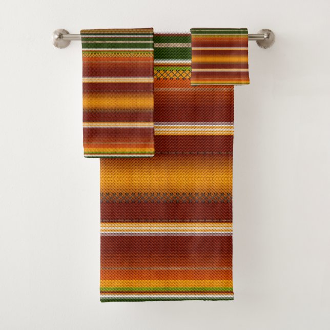 Conjunto De Toalhas Serape mexicano #1 (Insitu)