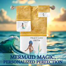 Sereia com cabelo e cauda turquesa