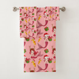 Conjunto De Toalhas Sereia da praia e natal