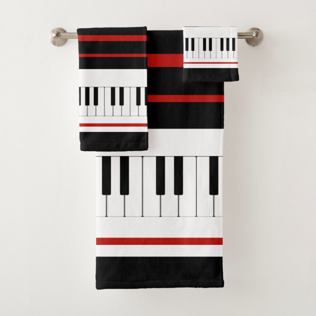 Conjunto De Toalhas Serenata do teclado (Insitu)