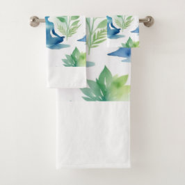 Conjunto De Toalhas Serenidade sobre Lotus