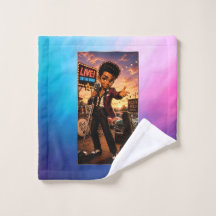 Serviette Bain Rockachibi Bobby Aurore
