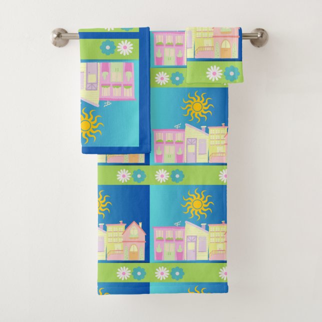 Conjunto De Toalhas Set Asciugamani bagno Bathroom (Insitu)