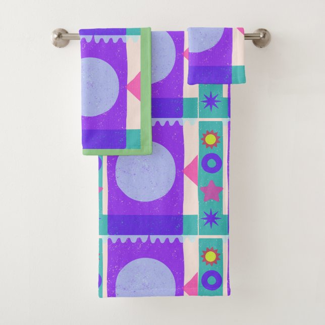 Conjunto De Toalhas Set Asciugamani bagno Bathroom (Insitu)