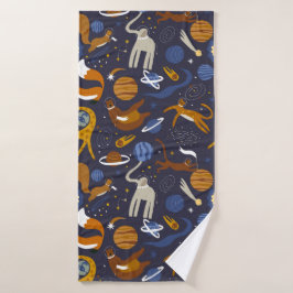 Conjunto De Toalhas Set de toallas Animals Outer Space