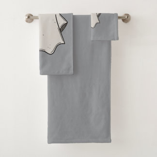 Conjunto De Toalhas Set de Toallas con Fantasma Aesthetic