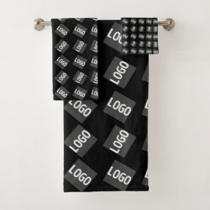 Conjunto De Toalhas Seu logotipo Logotipo exclusivo, Design ou padrã