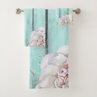 Conjunto De Toalhas Shabby Country Chic Bathoom Towel Set
