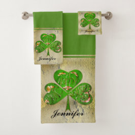 Conjunto De Toalhas Shamrock "Rua Feliz.