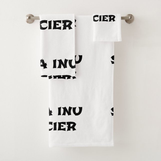 Conjunto De Toalhas shiba inu fancier (Insitu)