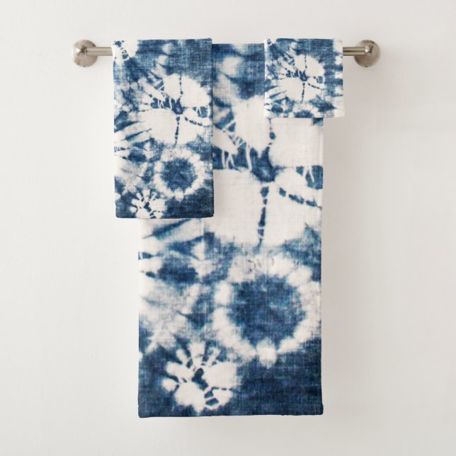 Conjunto De Toalhas Shibori (Insitu)