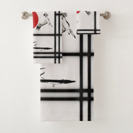 Conjunto De Toalhas shoji - guindaste voador