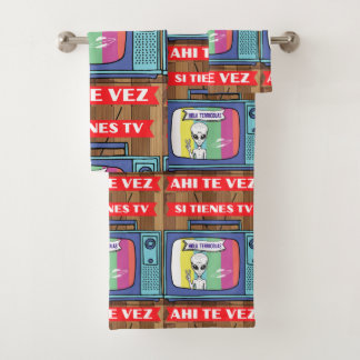 Conjunto De Toalhas si tienes tv ahi te vez