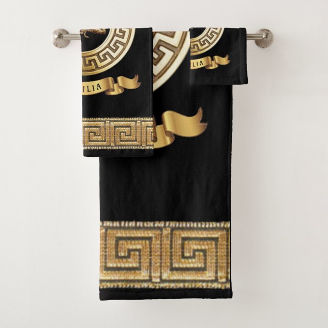 Conjunto de Toalhas Sicilian Trinacria Presente (Insitu)