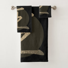 Conjunto De Toalhas Símbolo Japonês: King