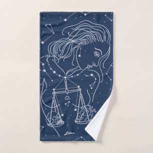 Conjunto De Toalhas Símbolo liar zodiaco