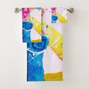 Conjunto De Toalhas Sinal de Paz Groovy Hippie