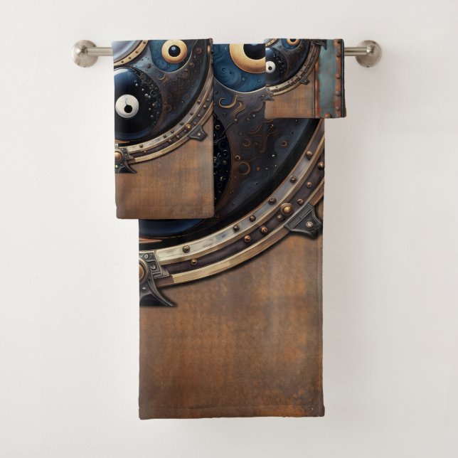 Conjunto De Toalhas Sinal elegante de yin yang (Insitu)