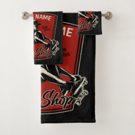 Conjunto De Toalhas Skateboard de Captura de Compro Personalizado