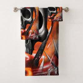 Conjunto De Toalhas Skull Eye Joe