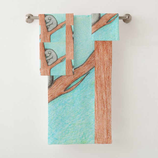 Conjunto De Toalhas Sleepy Koala (Insitu)