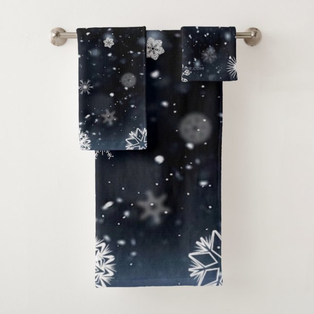 Conjunto De Toalhas SlipperyJoe caindo em vários tamanhos (Insitu)