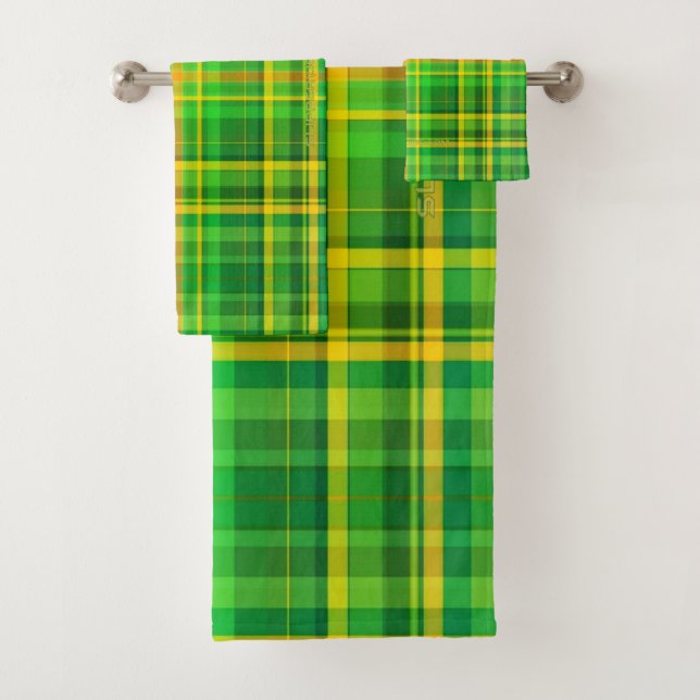 Conjunto De Toalhas SlipperyJoe's Saint Patrick's Day green-yellow pla (Insitu)