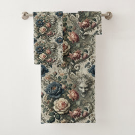 Conjunto De Toalhas Snide Comentários - Vitoriano Gótico