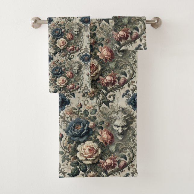 Conjunto De Toalhas Snide Comentários - Vitoriano Gótico (Insitu)