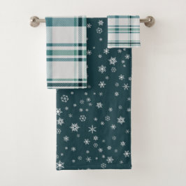 Conjunto De Toalhas Snowy Holiday