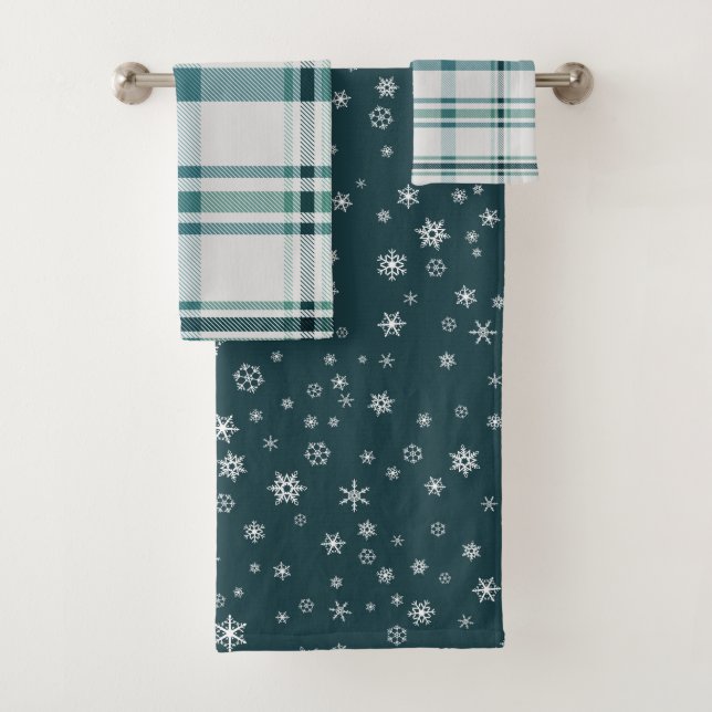 Conjunto De Toalhas Snowy Holiday (Insitu)
