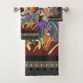 Conjunto De Toalhas Só Cheirando A Novidade Das Flores