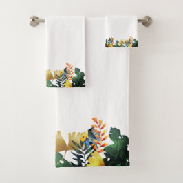 Conjunto De Toalhas Sob O Mar