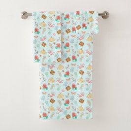 Conjunto De Toalhas Sob O Mar