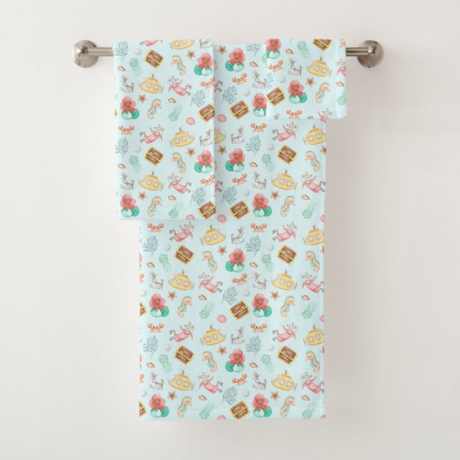 Conjunto De Toalhas Sob O Mar (Insitu)