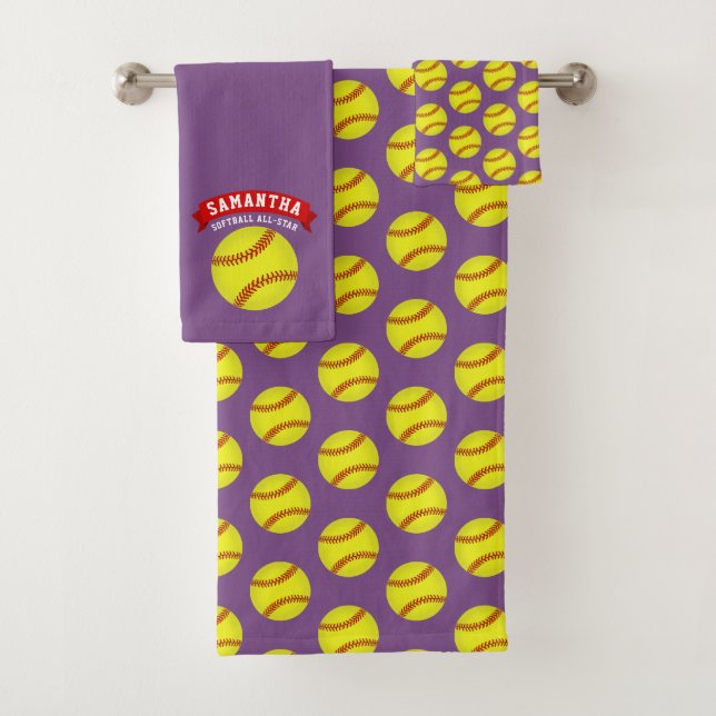 Conjunto De Toalhas Softball All-Star (Insitu)
