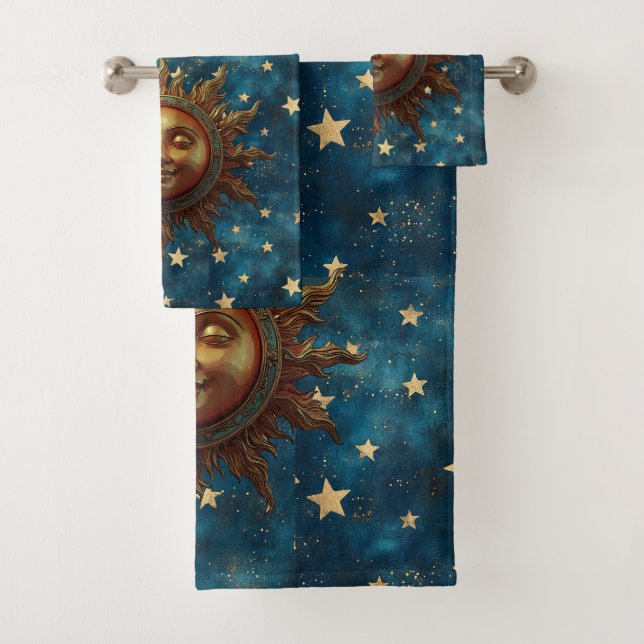Conjunto De Toalhas Sol Celestial  (Insitu)