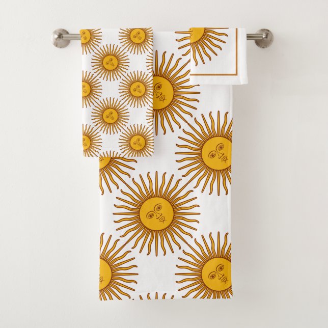 Conjunto De Toalhas Sol Celta (Insitu)