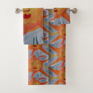Conjunto De Toalhas Sol feroz