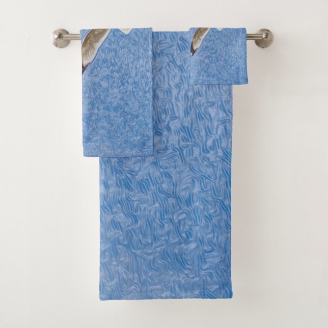 Conjunto De Toalhas Solo Seagull voador no céu (Insitu)