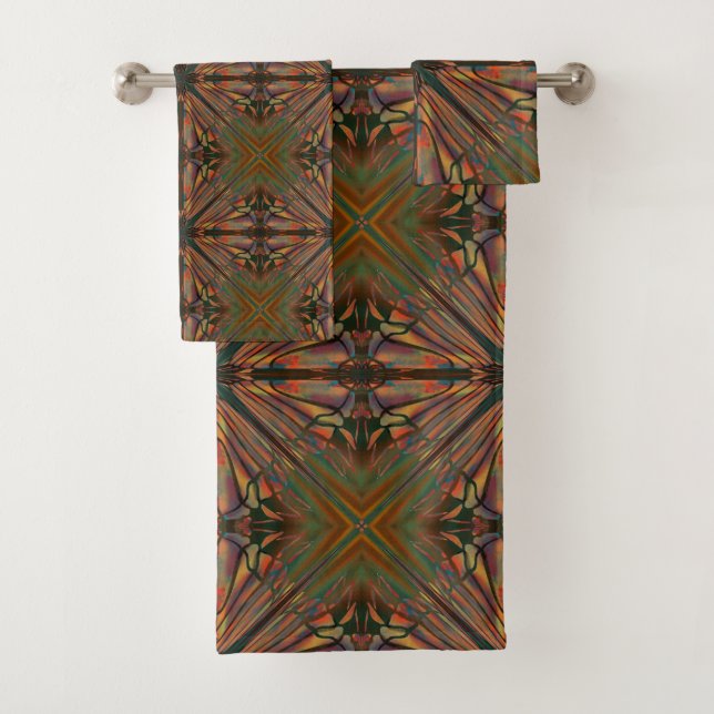 Conjunto De Toalhas Sombras Dançantes Do Padrão Do Rei Escorpião (Insitu)